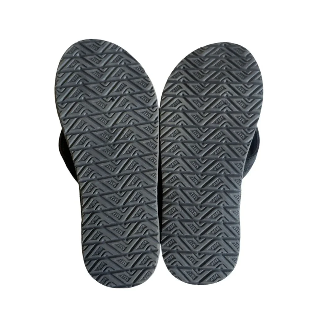 Reef Men's Cushion Phantom Flip-Flop Thong Sandals Black Size 12 NEW
